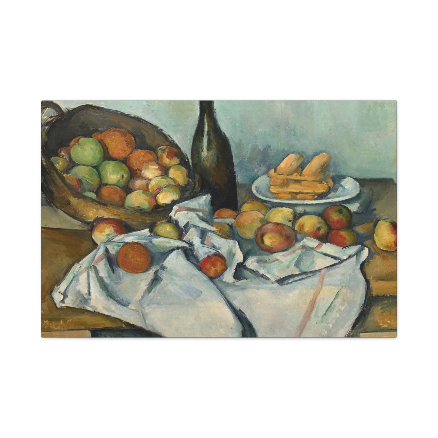 Cézanne, Paul - Basket of Apples (1893) - Canvas Block, unframed