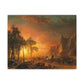 Bierstadt, Albert - Emigrants Crossing the Plains (1867) - Canvas Block, unframed