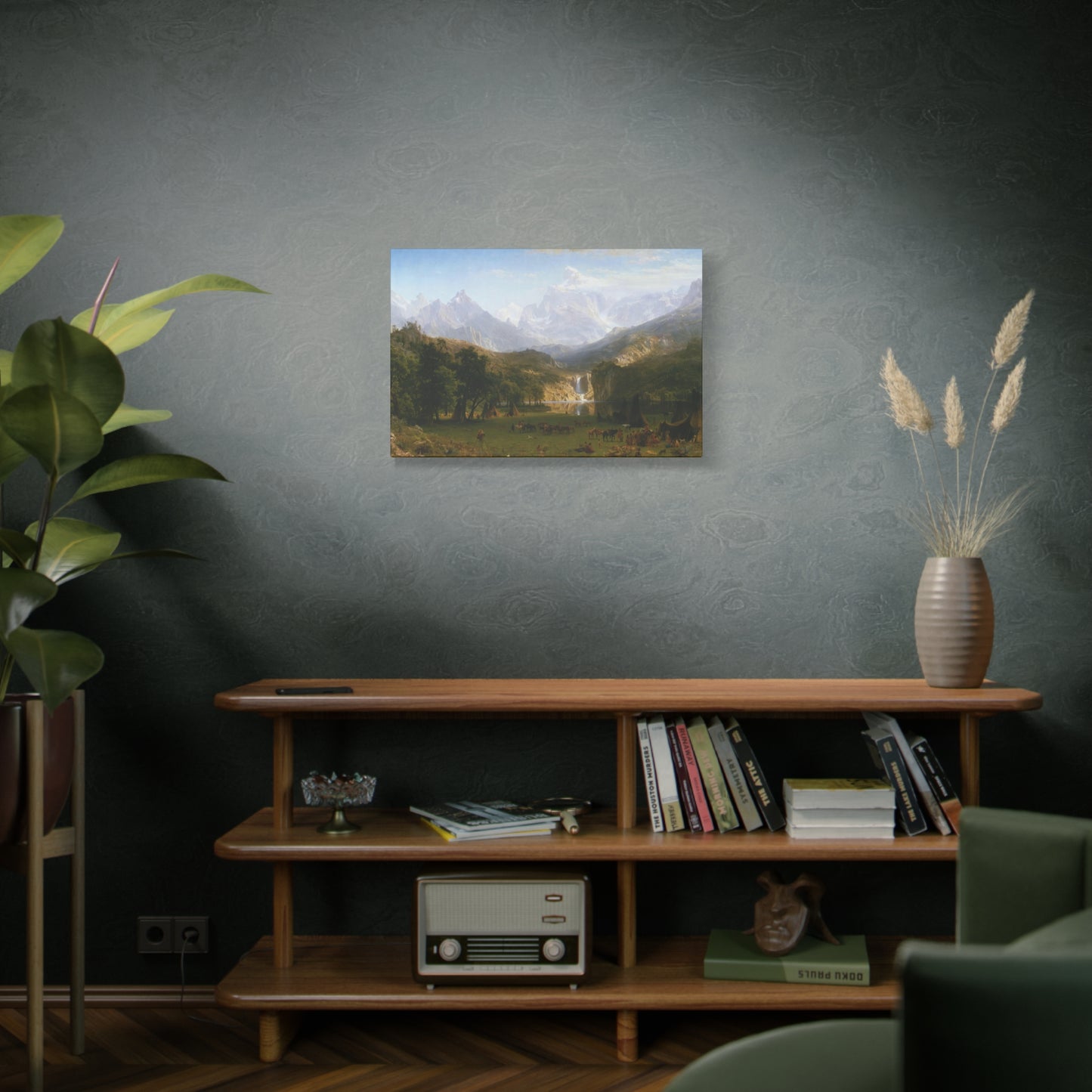 Bierstadt, Albert - The Rocky Mountains, Lander’s Peak (1863) - Canvas Block, unframed
