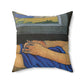 Filiger, Charles - The Recumbent Christ (1895) - Suede Square Pillow