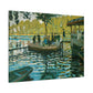 Monet, Claude - La Grenouillere (1869) - Canvas Block, unframed