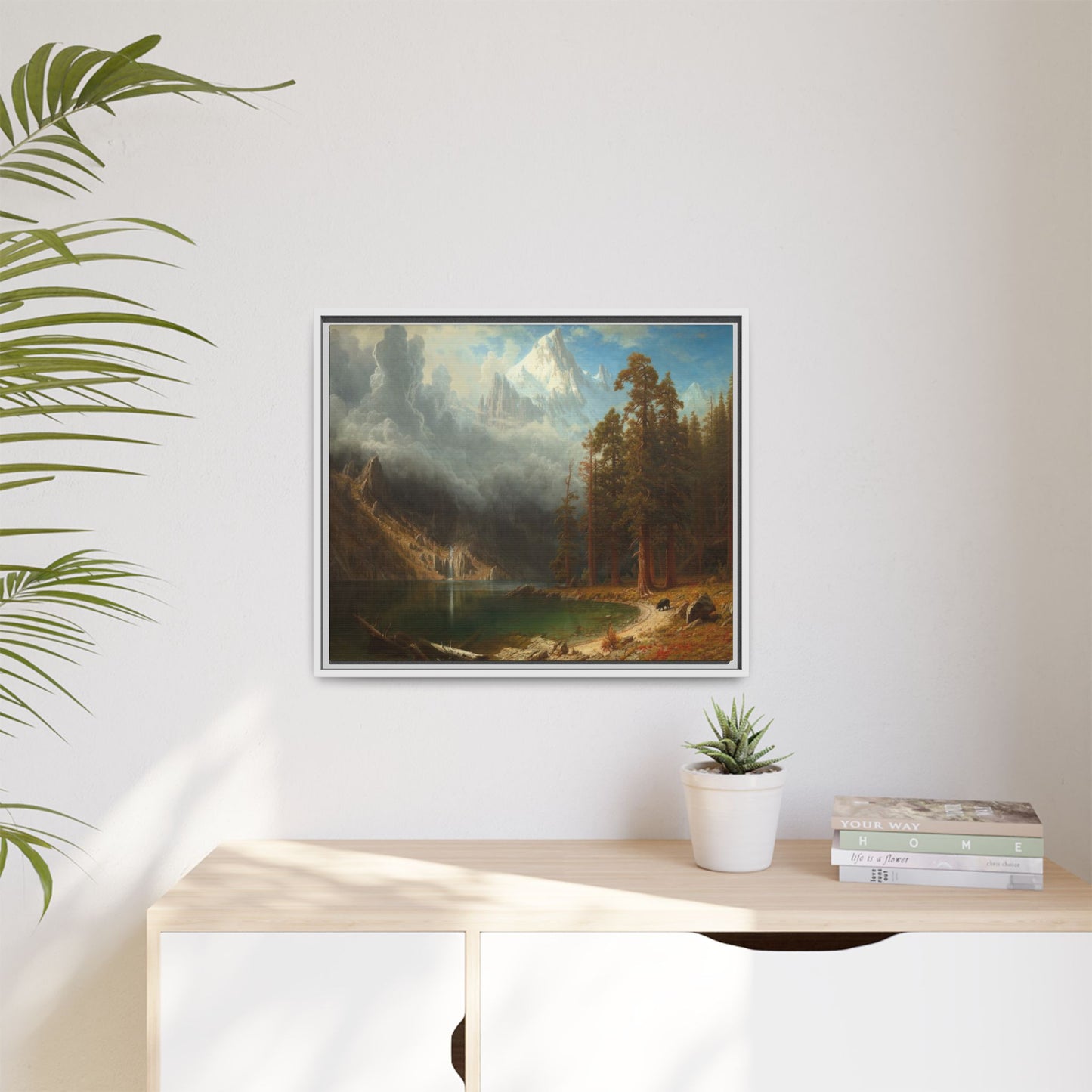 Bierstadt, Albert - Mount Corcoran (1877) - Matte Canvas, Framed