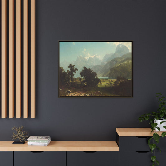 Bierstadt, Albert - Lake Lucerne (1858) - Matte Canvas, Framed