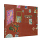 Matisse, Henri - The Red Studio (1911) - Canvas Block, unframed