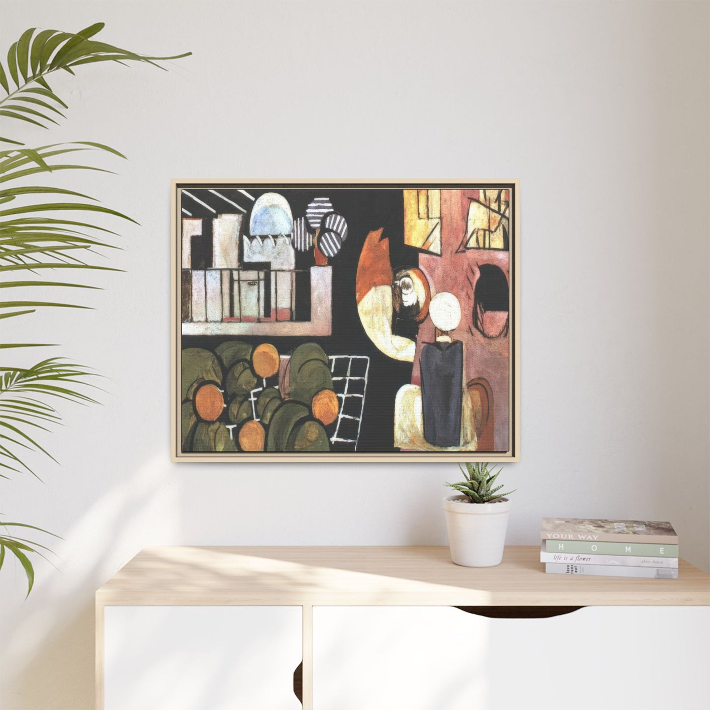 Matisse, Henri - The Moroccans (1916) - Matte Canvas, Framed