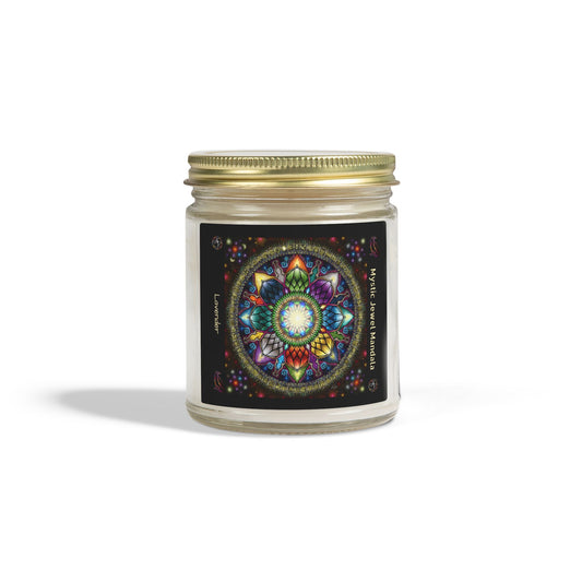 Mystic Jewel Mandala Scented Candle - Lavender (4oz, 9oz)