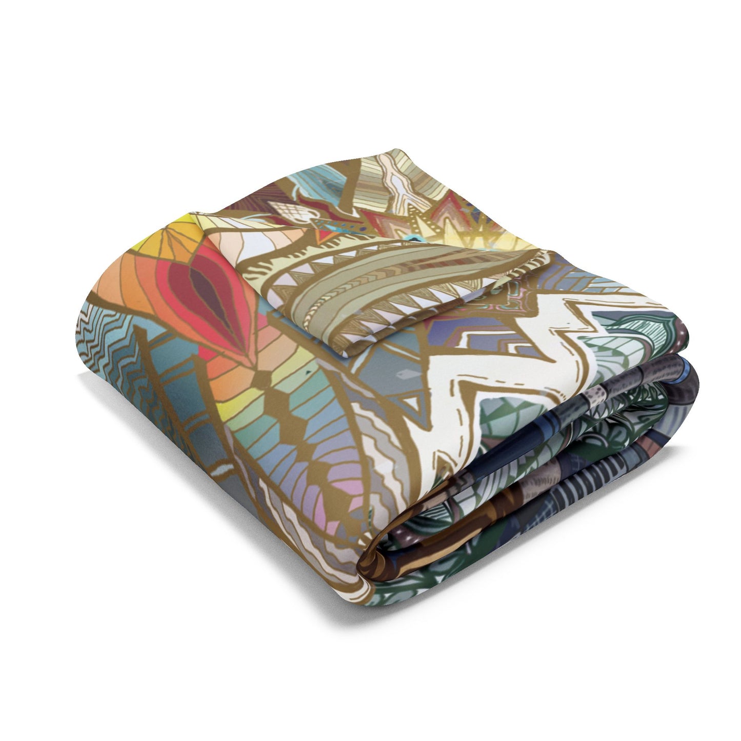 Liberty Mandala - Arctic Fleece Blanket