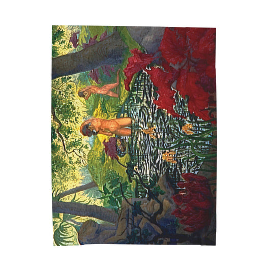 Ranson, Paul - The Lotus Bather (1906) - Velveteen Plush Blanket