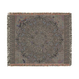 Memento Mori Mandala - Woven Blanket