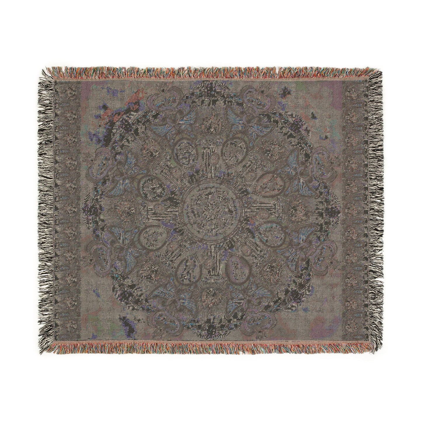 Pacio, Adam - Memento Mori Mandala - Woven Blanket
