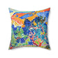 Derain, André - Mountains at Collioure (1905) - Suede Square Pillow