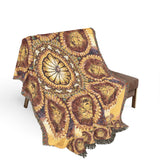 Lion Summer Mandala A - Woven Blanket