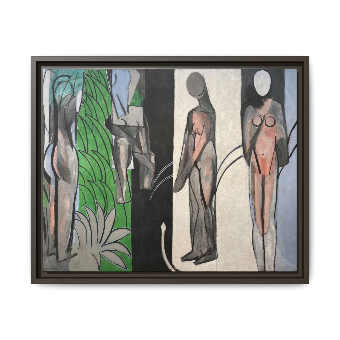Matisse, Henri - Bathers by a River (1917) - Matte Canvas, Framed