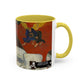 Gauguin, Paul - Vision of the Sermon (Jacob Wrestling with the Angel) (1888) - Colorful Accent Mugs
