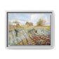 Pissarro, Camille - Hoarfrost (1873) - Matte Canvas, Framed