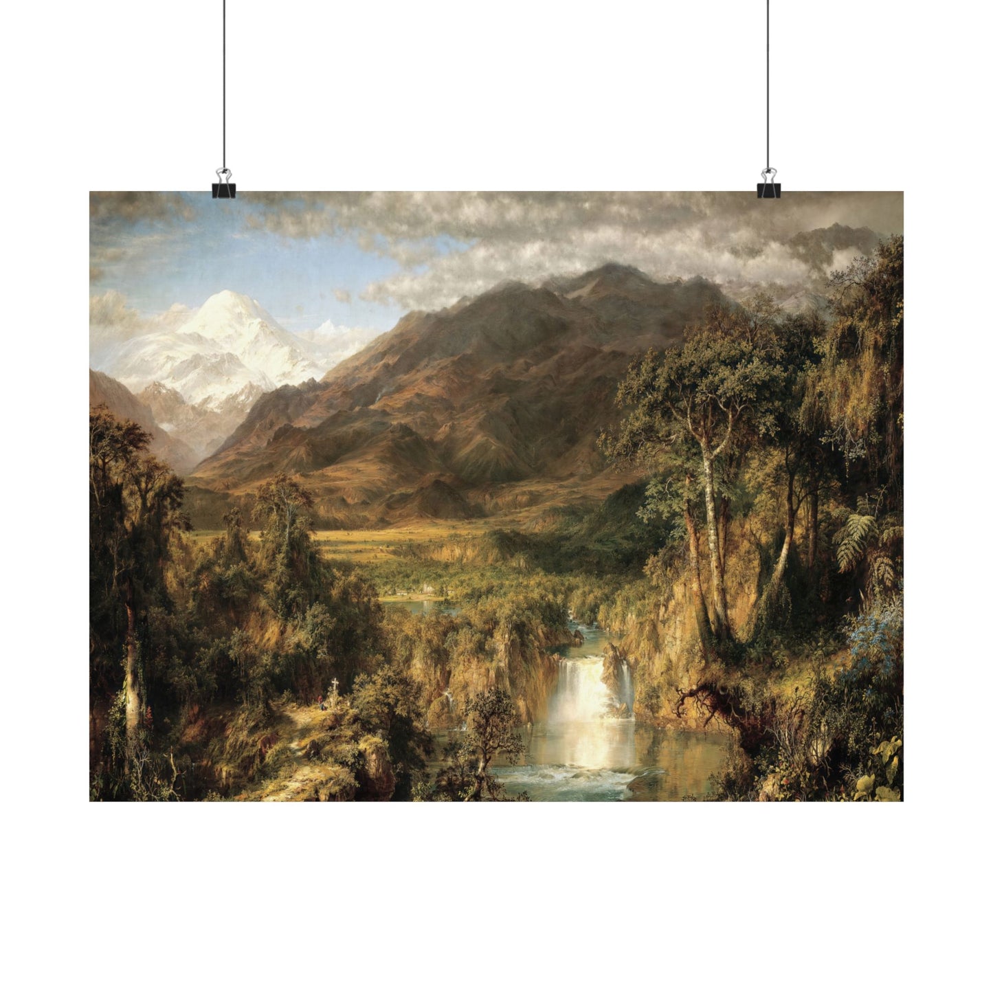 Church, Frederic Edwin - The Heart of the Andes  (1859) - Satin Posters