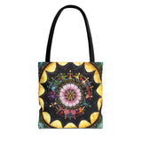 Obsidian Grandmothers Mandala - Tote Bag