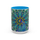 Pacio, Adam - Melek Taus Mandala - Colorful Accent Mugs