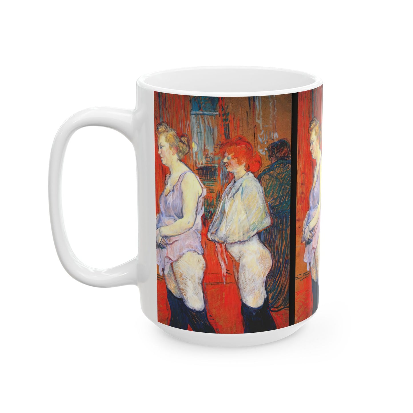 Toulouse-Lautrec, Henri - The Medical Inspection (1894) - Ceramic Mug