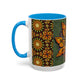 Pacio, Adam - Monarch Butterfly Mandala - Colorful Accent Mugs