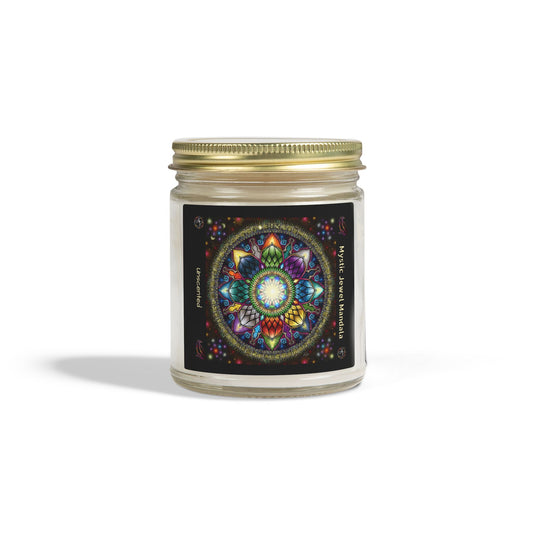 Mystic Jewel Mandala Scented Candle - Unscented (4oz, 9oz)