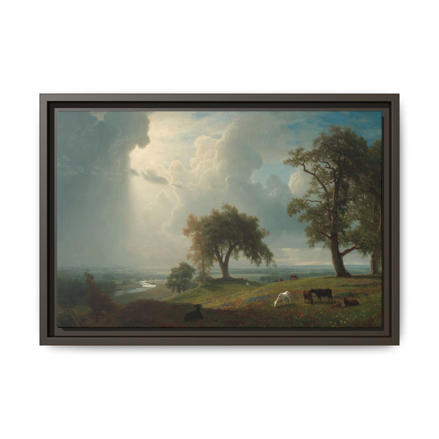 Bierstadt, Albert - California Spring (1875) - Matte Canvas, Framed