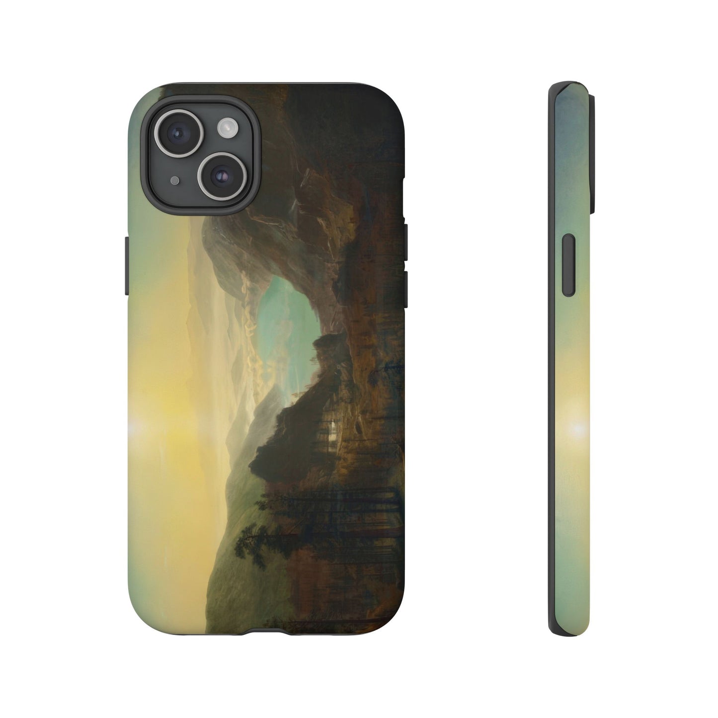 Bierstadt, Albert - Donner Lake from the Summit (1873) - Tough Phone Cases
