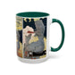 Toulouse-Lautrec, Henri - Moulin Rouge - La Goulue (1891) - Colorful Accent Mugs