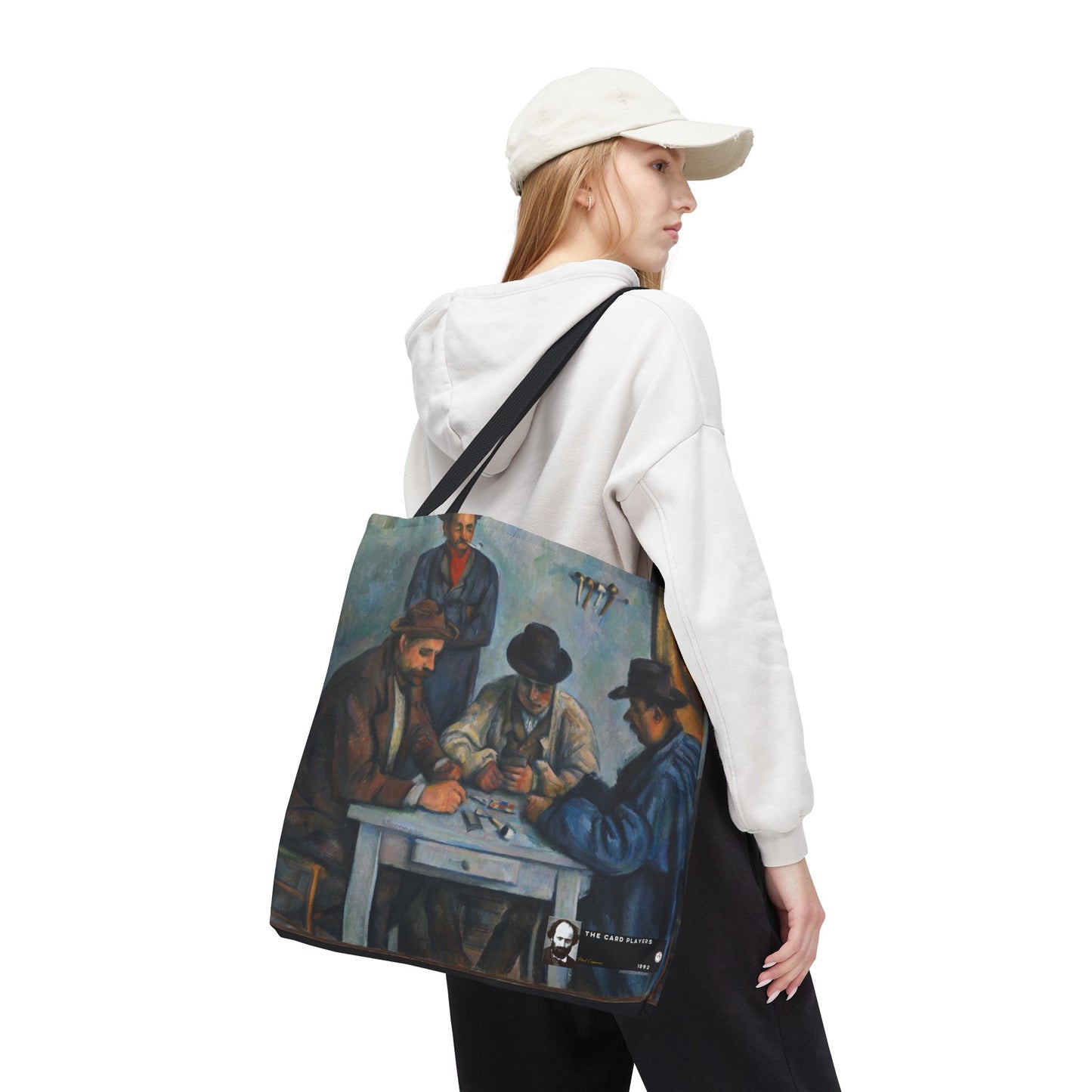 Cézanne, Paul - The Card Players (1892) - Tote Bag