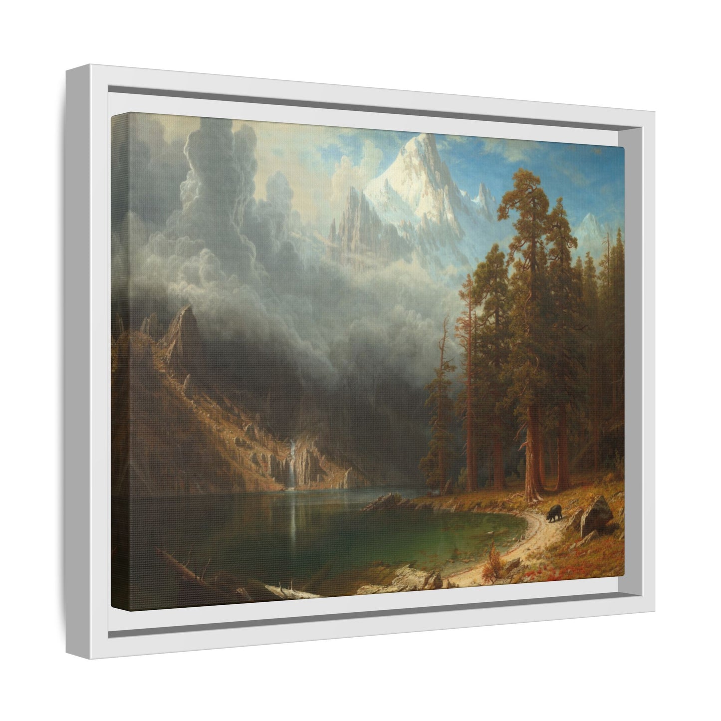 Bierstadt, Albert - Mount Corcoran (1877) - Matte Canvas, Framed