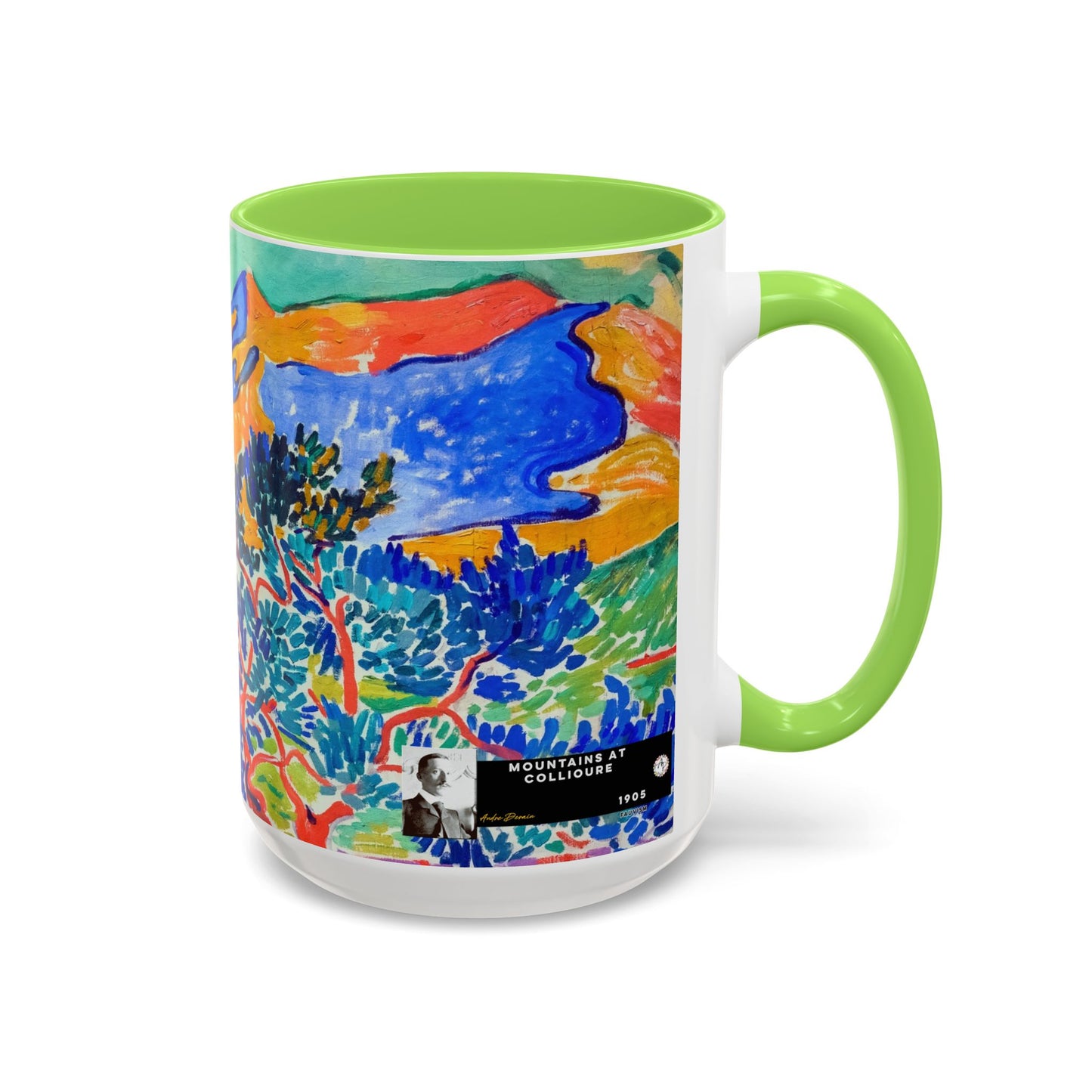 Derain, André - Mountains at Collioure (1905) - Colorful Accent Mugs