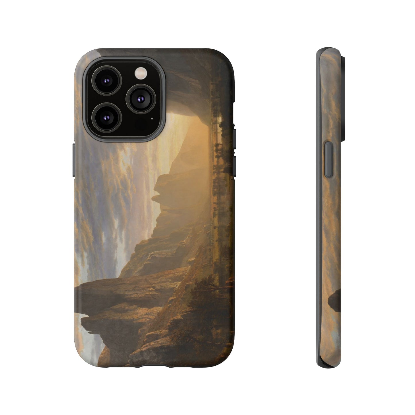 Bierstadt, Albert - Looking Down Yosemite Valley (1865) - Tough Phone Cases