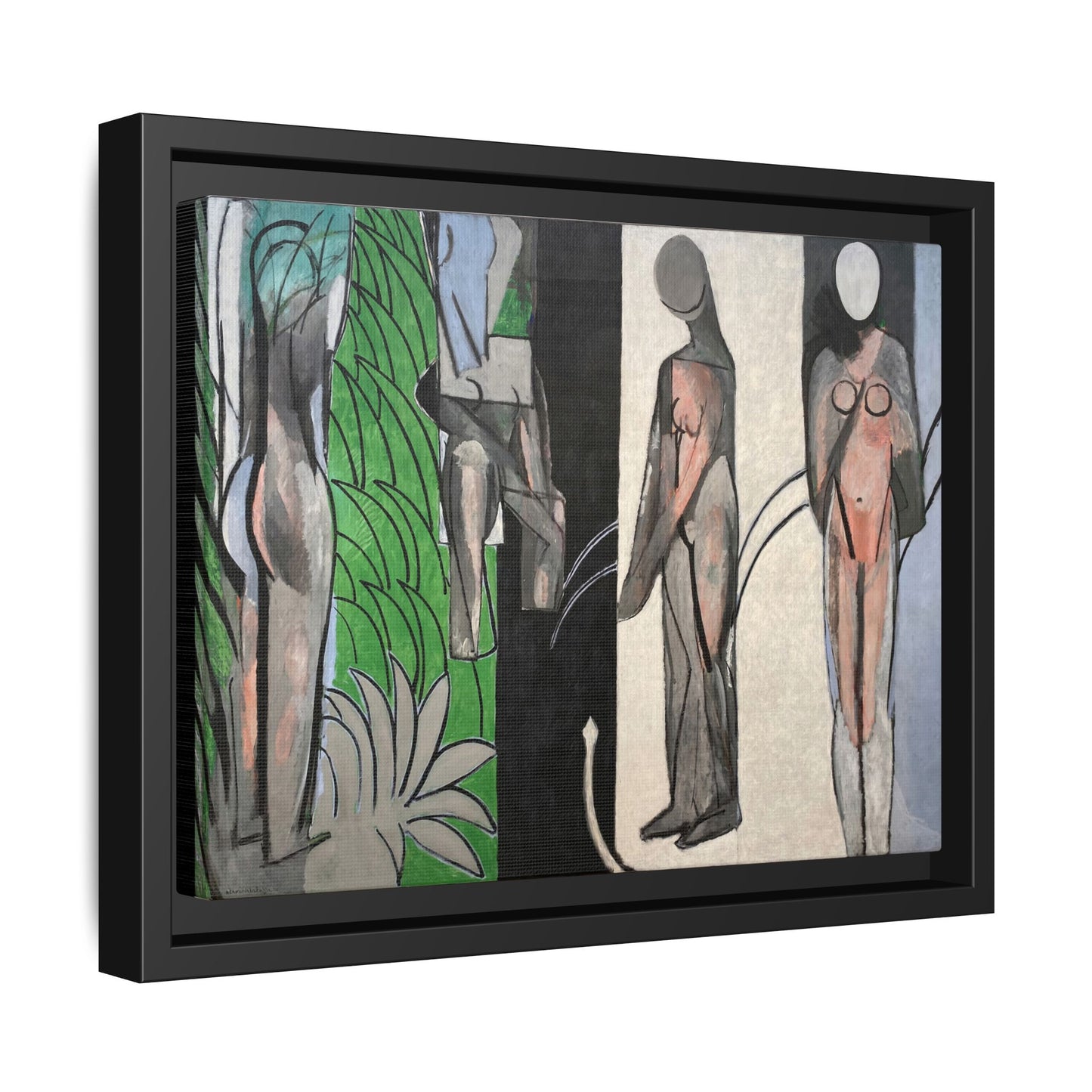 Matisse, Henri - Bathers by a River (1917) - Matte Canvas, Framed