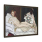 Manet, Édouard - Olympia (1870) - Matte Canvas, Framed