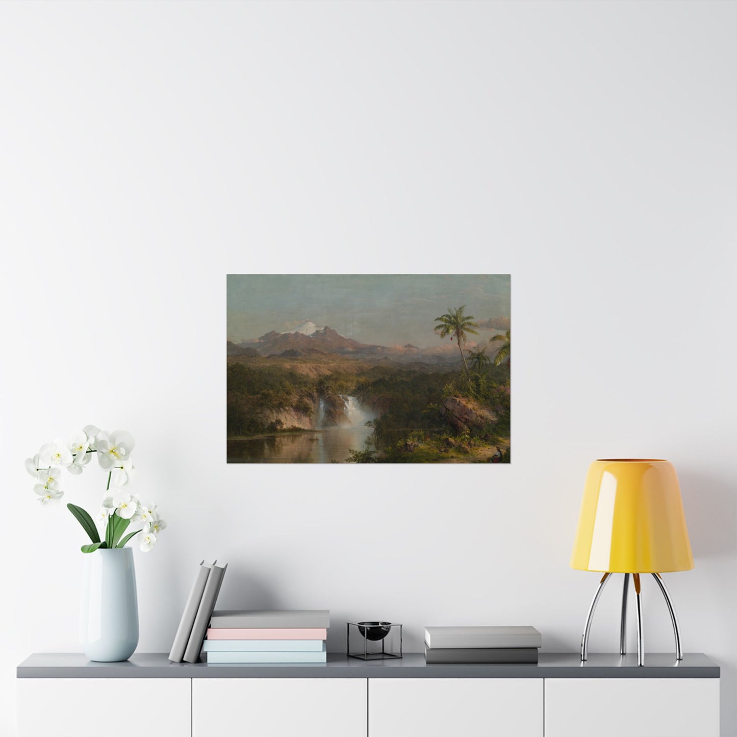 Church, Frederic Edwin - Cotopaxi  (1855) - Satin Posters