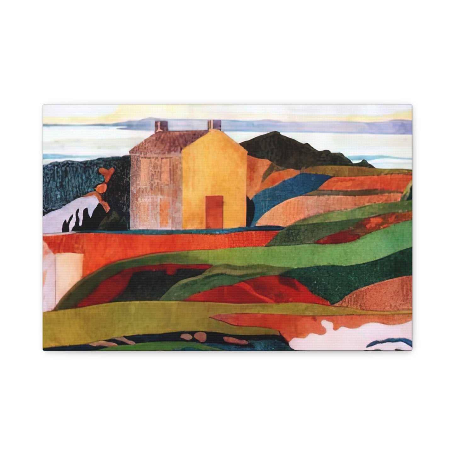 Filiger, Charles - The Hangman’s House (1891) - Canvas Block, unframed