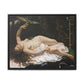 Courbet, Gustave - Woman with a Parrot (1866) - Matte Canvas, Framed