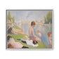 Seurat, Georges - Bathers at Asnières (1884) - Matte Canvas, Framed