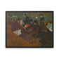 Toulouse-Lautrec, Henri - At the Moulin Rouge (1892) - Matte Canvas, Framed