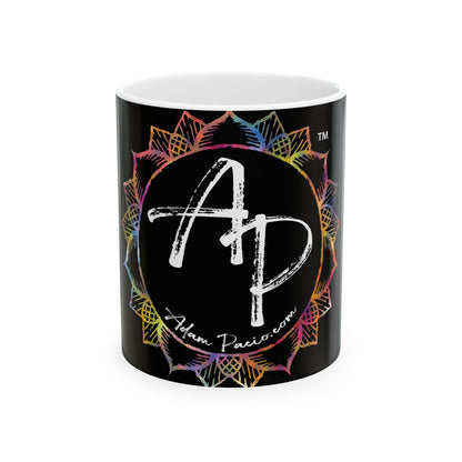 AdamPacio.com Logo - Black - Ceramic Mug