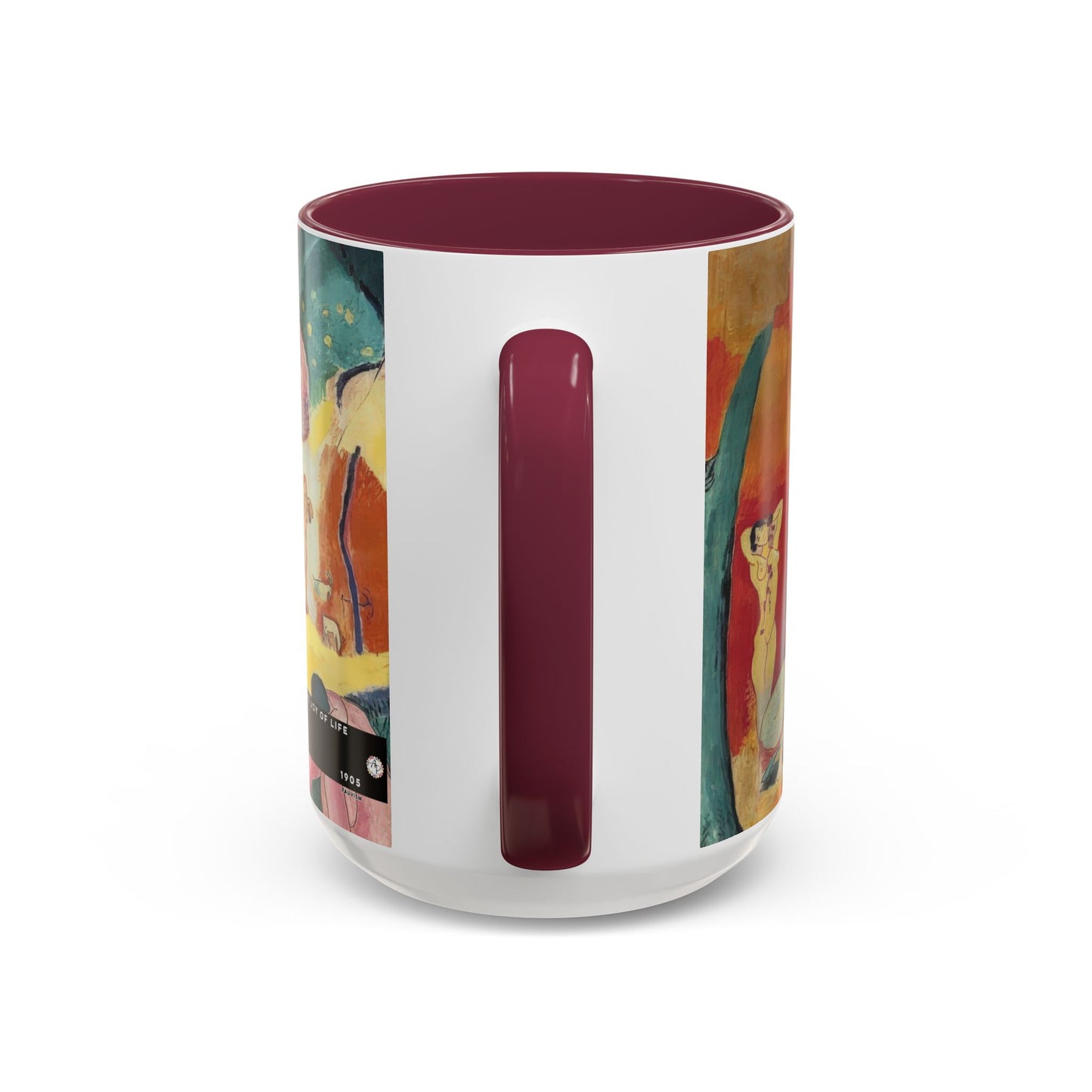 Matisse, Henri - The Joy of Life (1905) - Colorful Accent Mugs