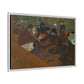 Toulouse-Lautrec, Henri - At the Moulin Rouge (1892) - Matte Canvas, Framed