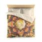 Filiger, Charles - Woman’s Head with Closed Eyes (1893) - Microfiber Duvet Cover
