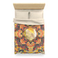Filiger, Charles - Woman’s Head with Closed Eyes (1893) - Microfiber Duvet Cover
