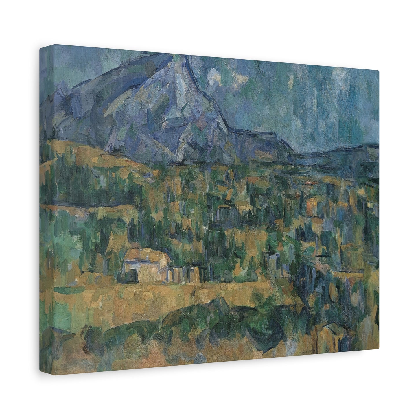 Cézanne, Paul - Mont Sainte-Victoire (1902) - Canvas Block, unframed
