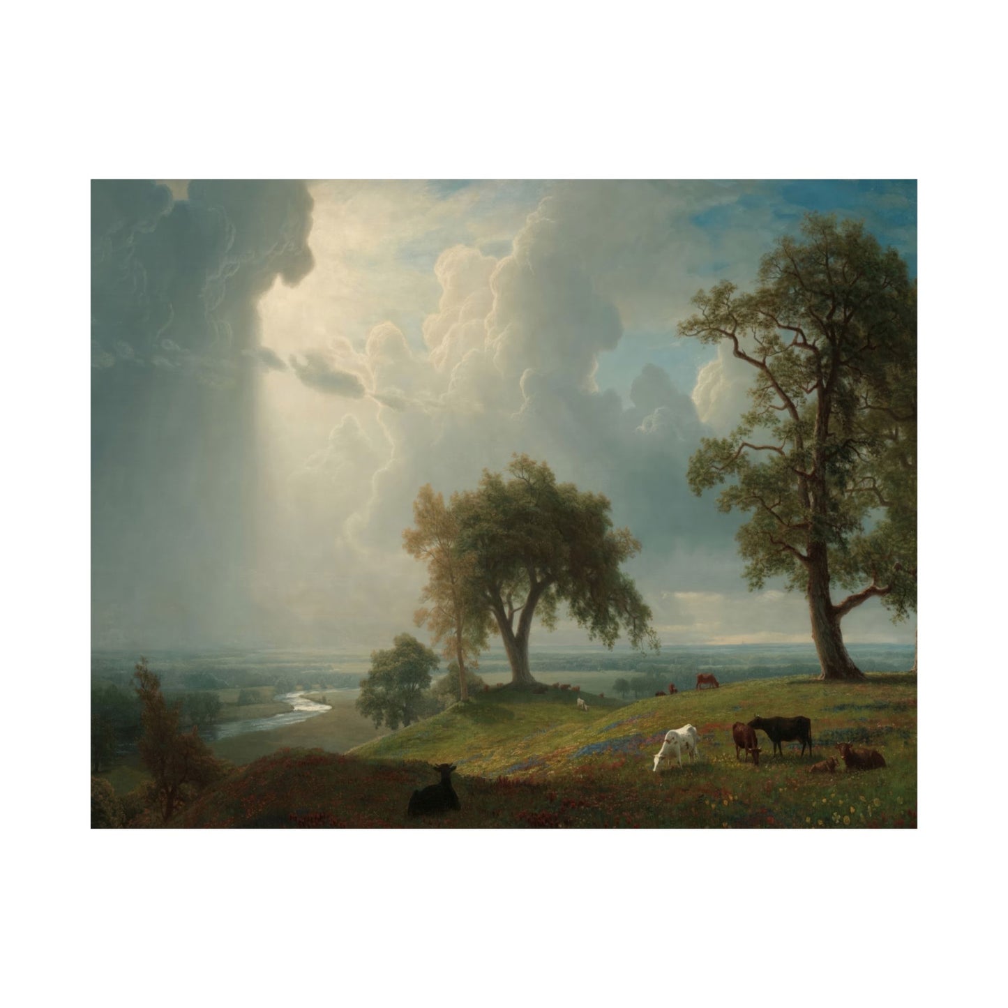Bierstadt, Albert - California Spring (1875) - Satin Posters