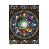 Mystic Jewel Mandala - Velveteen Plush Blanket