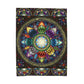 Pacio, Adam - Mystic Jewel Mandala - Velveteen Plush Blanket