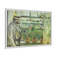 Morisot, Berthe - Eugene Manet on the Isle of Wight (1875) - Matte Canvas, Framed
