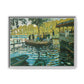 Monet, Claude - La Grenouillere (1869) - Matte Canvas, Framed